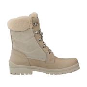 Nobuck Winterlaarzen Panama Jack , Beige , Dames