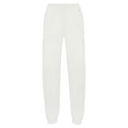 Witte Ribbroek met Elastische Taille Patrizia Pepe , White , Dames