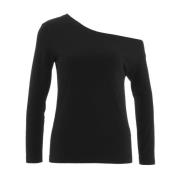 Long Sleeve Tops Norma Kamali , Black , Dames