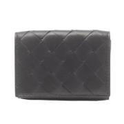 Pre-owned Leather wallets Bottega Veneta Vintage , Black , Dames