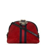 Pre-owned Suede gucci-bags Gucci Vintage , Red , Dames