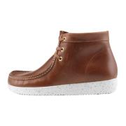 Anton Gevoerde Laars Leer Nature Footwear , Brown , Heren