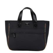 Pre-owned Canvas handbags Burberry Vintage , Black , Dames