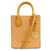 Pre-owned Canvas totes Michael Kors Pre-owned , Orange , Dames