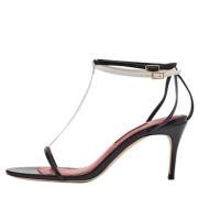 Pre-owned Leather sandals Carolina Herrera Pre-owned , Black , Dames