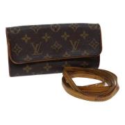 Pre-owned Canvas louis-vuitton-bags Louis Vuitton Vintage , Brown , Da...