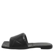 Pre-owned Leather flats Bottega Veneta Vintage , Black , Dames