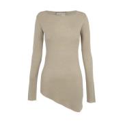 Genet, top van maagdelijke wol Cortana , Beige , Dames