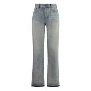 Vintage Straight-Leg Jeans Amiri , Blue , Heren