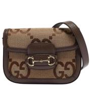 Pre-owned Canvas gucci-bags Gucci Vintage , Brown , Dames