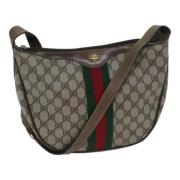 Pre-owned Leather gucci-bags Gucci Vintage , Beige , Dames