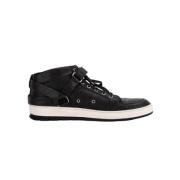 Pre-owned Leather sneakers Dior Vintage , Black , Heren