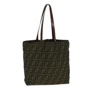 Pre-owned Canvas fendi-bags Fendi Vintage , Brown , Dames