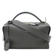 Pre-owned Leather fendi-bags Fendi Vintage , Gray , Dames