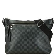 Pre-owned Canvas shoulder-bags Louis Vuitton Vintage , Black , Heren