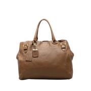 Pre-owned Leather prada-bags Prada Vintage , Brown , Dames