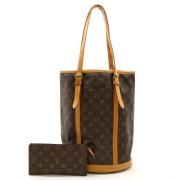 Pre-owned Canvas shoulder-bags Louis Vuitton Vintage , Brown , Dames