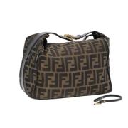 Pre-owned Canvas fendi-bags Fendi Vintage , Brown , Dames