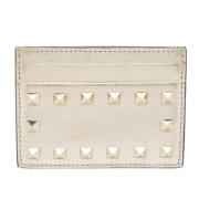 Pre-owned Leather wallets Valentino Vintage , Yellow , Dames