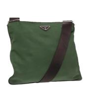 Pre-owned Nylon prada-bags Prada Vintage , Green , Dames