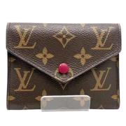 Pre-owned Canvas wallets Louis Vuitton Vintage , Brown , Dames