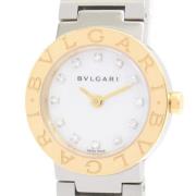 Pre-owned Stainless Steel watches Bvlgari Vintage , White , Dames