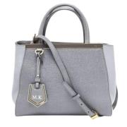 Pre-owned Leather fendi-bags Fendi Vintage , Gray , Dames