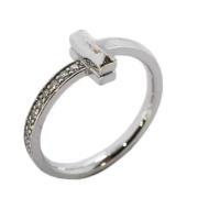 Pre-owned White Gold rings Tiffany & Co. Pre-owned , Gray , Dames