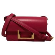 Pre-owned Leather shoulder-bags Yves Saint Laurent Vintage , Red , Dam...