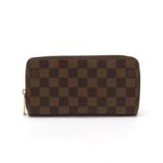 Pre-owned Canvas wallets Louis Vuitton Vintage , Brown , Dames