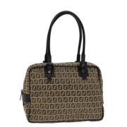 Pre-owned Canvas fendi-bags Fendi Vintage , Beige , Dames