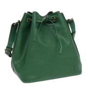 Pre-owned Leather louis-vuitton-bags Louis Vuitton Vintage , Green , D...