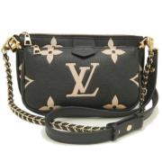 Pre-owned Leather shoulder-bags Louis Vuitton Vintage , Black , Dames