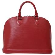 Pre-owned Leather louis-vuitton-bags Louis Vuitton Vintage , Red , Dam...