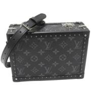 Pre-owned Canvas shoulder-bags Louis Vuitton Vintage , Black , Dames