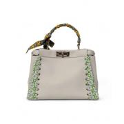 Pre-owned Canvas handbags Fendi Vintage , Beige , Dames