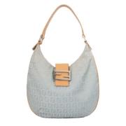 Pre-owned Canvas fendi-bags Fendi Vintage , Blue , Dames