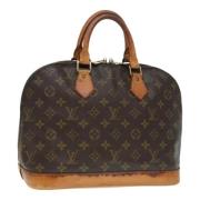 Pre-owned Canvas handbags Louis Vuitton Vintage , Brown , Dames