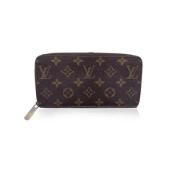 Pre-owned Leather wallets Louis Vuitton Vintage , Brown , Dames