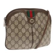 Pre-owned Leather gucci-bags Gucci Vintage , Beige , Dames