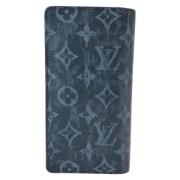 Pre-owned Canvas wallets Louis Vuitton Vintage , Black , Heren