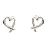 Pre-owned Metal earrings Tiffany & Co. Pre-owned , Gray , Dames