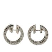 Pre-owned Metal earrings Bvlgari Vintage , Gray , Dames