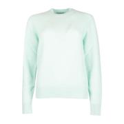 Mint Groene Crew Neck Sweater MC2 Saint Barth , Green , Dames