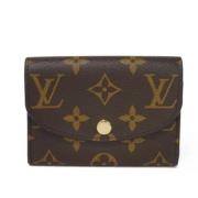 Pre-owned Canvas wallets Louis Vuitton Vintage , Brown , Dames