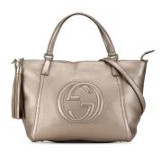 Pre-owned Leather gucci-bags Gucci Vintage , Yellow , Dames