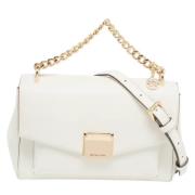 Pre-owned Leather shoulder-bags Michael Kors Pre-owned , White , Dames