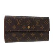 Pre-owned Canvas wallets Louis Vuitton Vintage , Brown , Dames