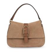 Handtas Flow Medium Furla , Beige , Dames