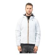 Witte Sportieve Korte Jas Claude K-Way , White , Heren